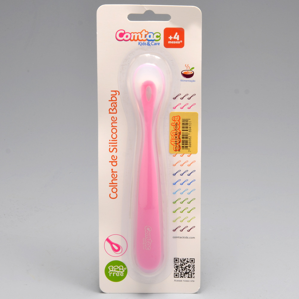 Colher De Silicone Comtac Alo Bebe