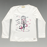 Blusa Manga Longa Tam. 4 ao 8 - 295619