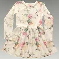 Vestido Florido Claro - 7550