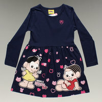 Vestido Manga Longa Turma da Mônica - 54026