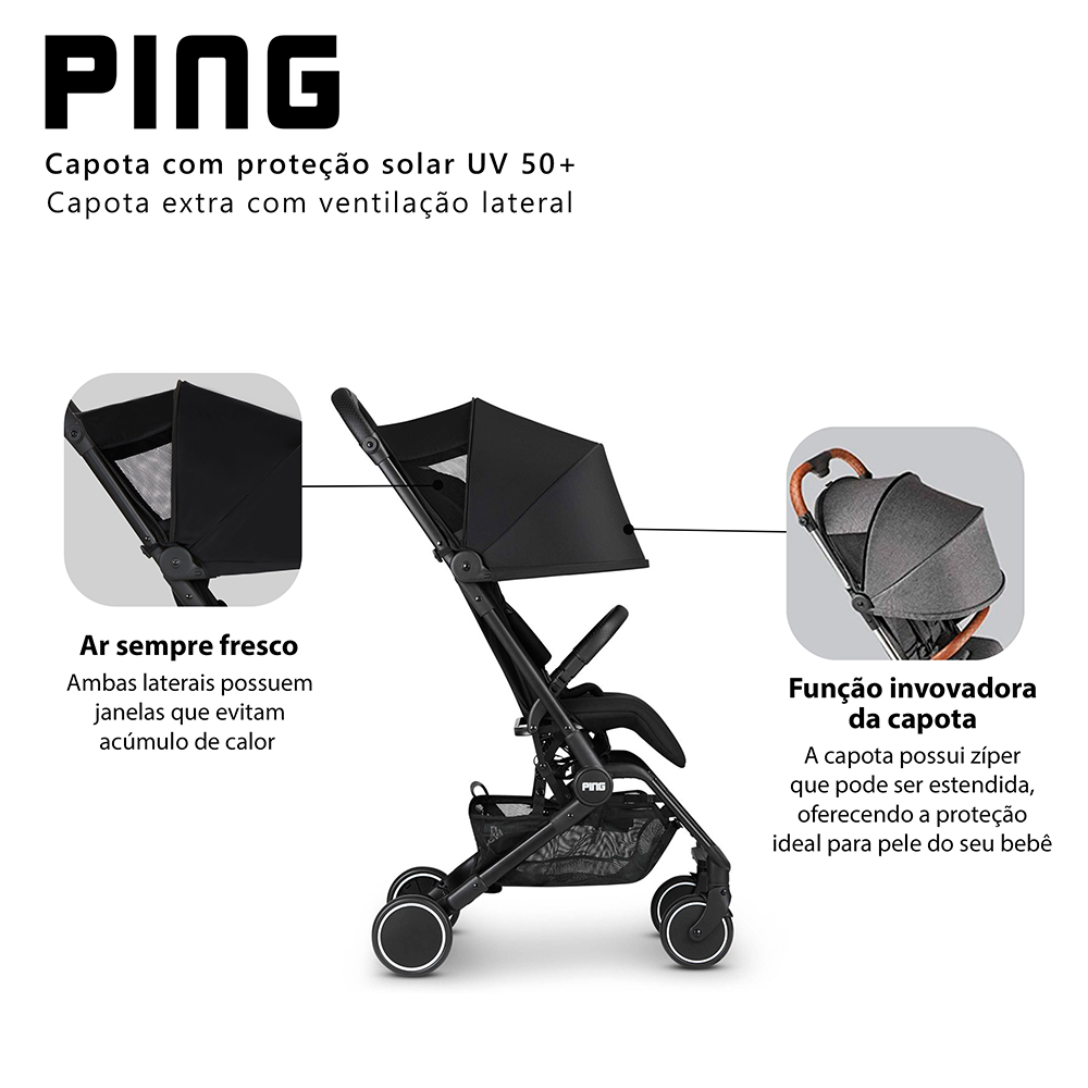 Carrinho ping abc design usado Clearance